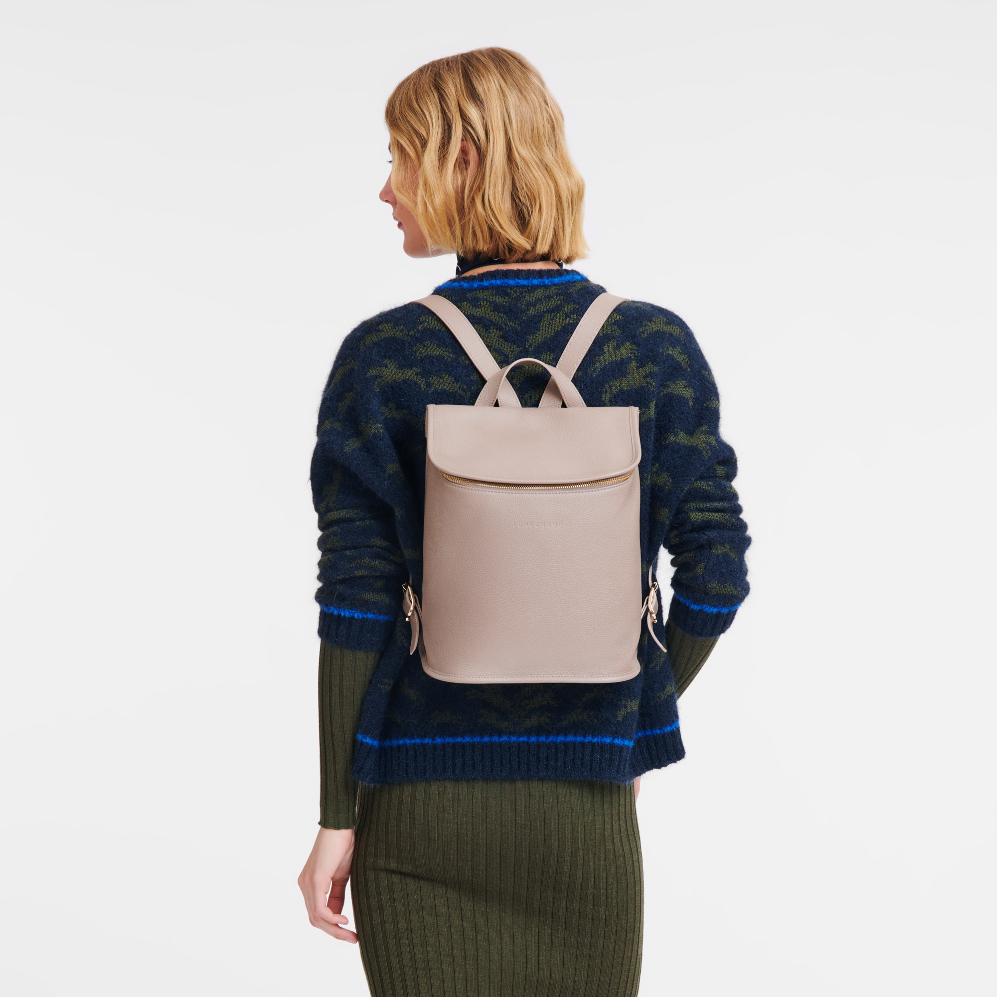 Backpack M, Turtledove - View 2 of
6 - zoom in Le Foulonné Backpack M, Turtledove
