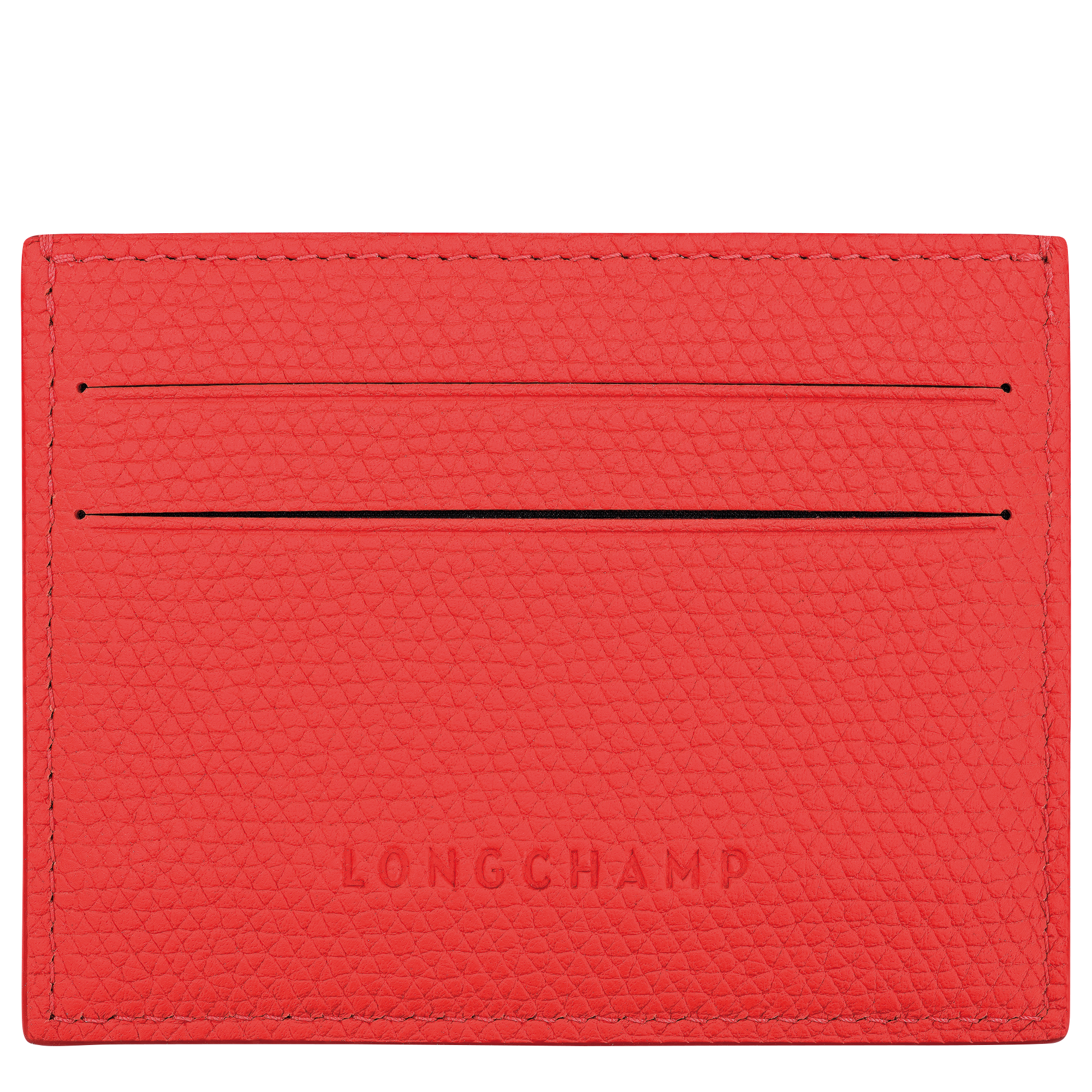 Le Roseau Card holder, Vermilion