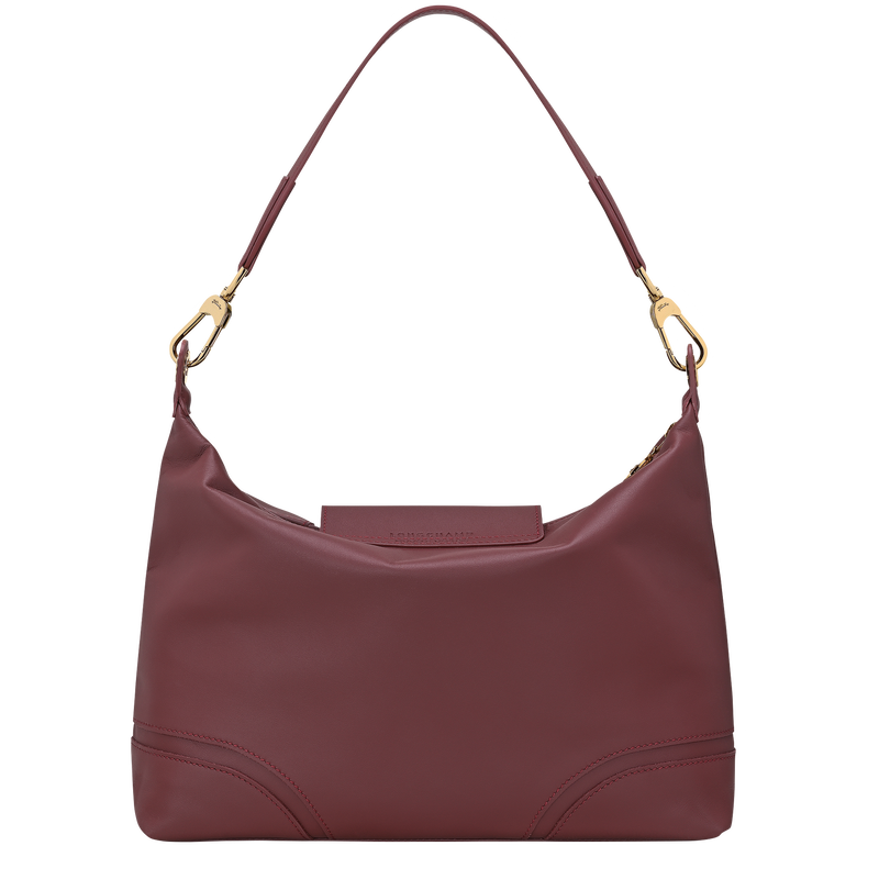Le Pliage Xtra L Shoulder bag , Burgundy - Leather  - View 4 of  6