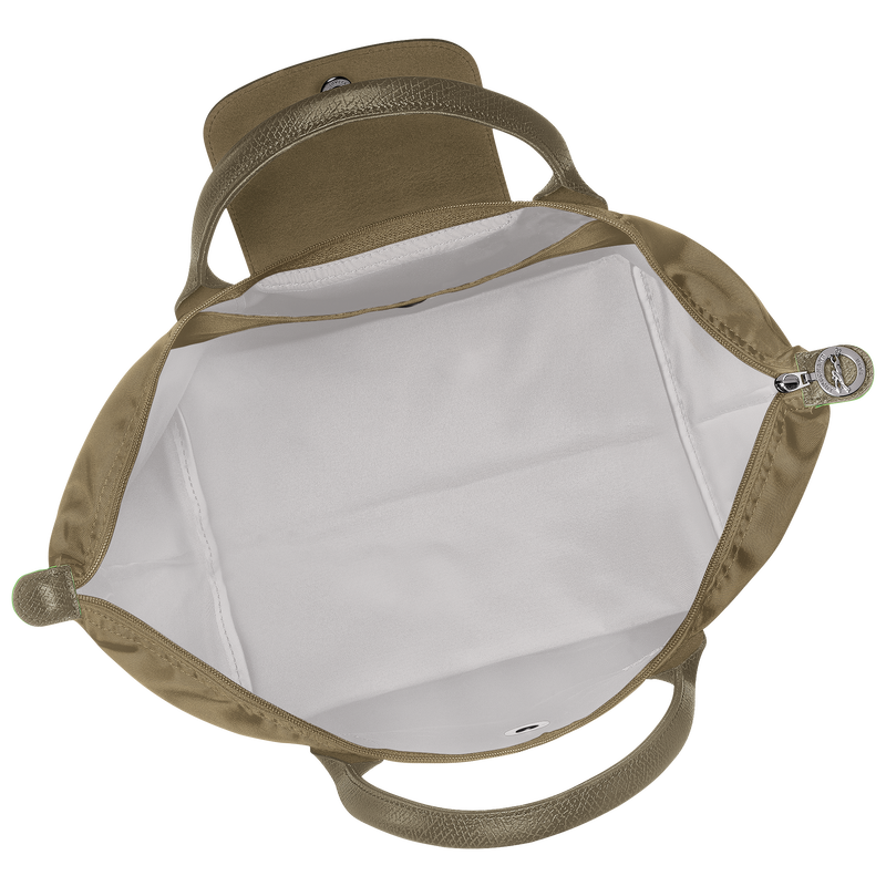 Le Pliage Green M Handbag , Artichoke - Recycled canvas  - View 5 of  7