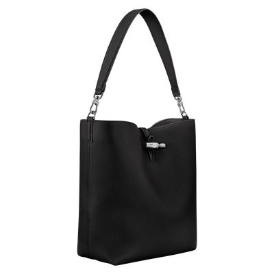 Le Roseau Hobo bag M, Black
