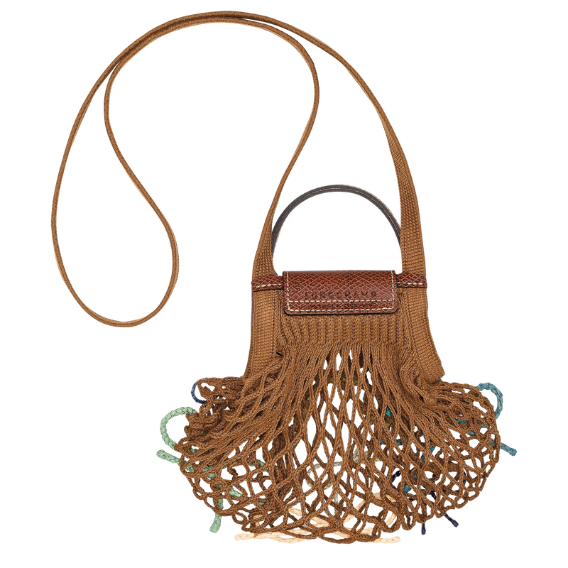 Le Pliage Collection Mesh bag , Tobacco - Canvas  - View 4 of  4