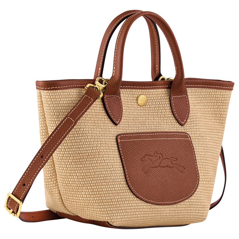 Le Pliage Collection XS Basket bag , Brown - Canvas  - View 3 of  6