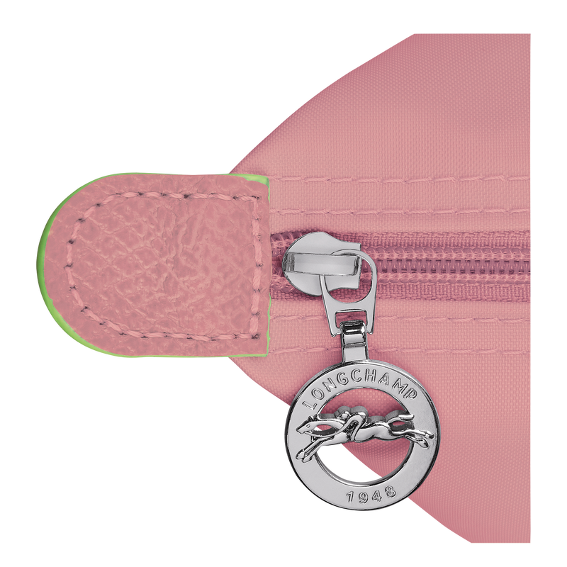 Le Pliage Green M Tote bag , Petal Pink - Recycled canvas  - View 4 of  5