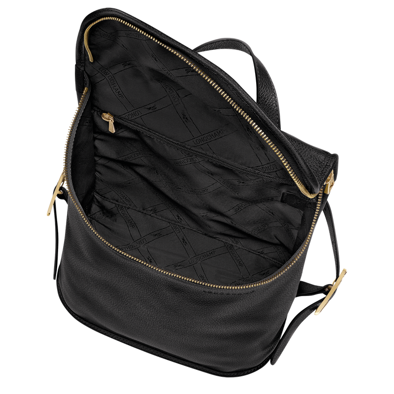 Le Foulonn&eacute; M Backpack , Black - Leather  - View 5 of  6