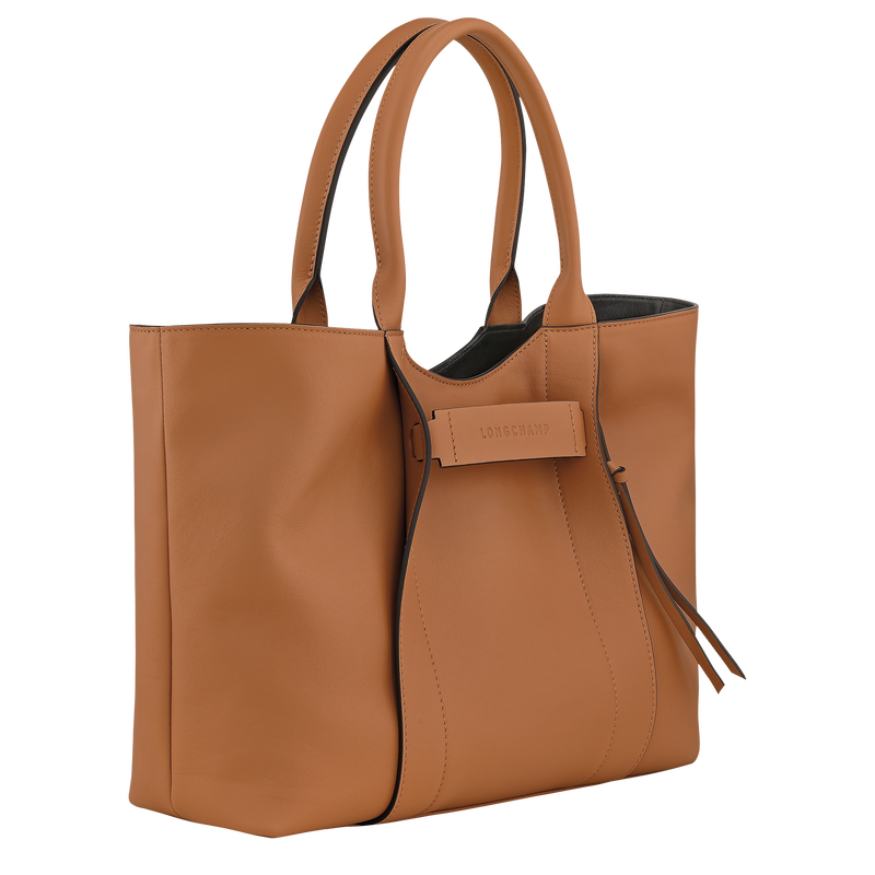 Longchamp 3D Shoulder bag , Natural - Leather  - View 3 of  5