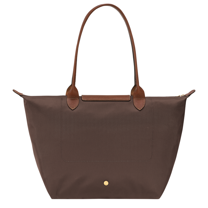 Le Pliage Original L Tote bag , Mocha - Recycled canvas  - View 3 of  6