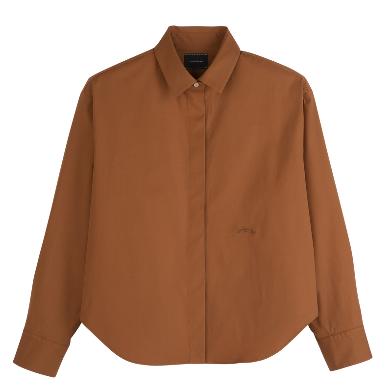 Shirt , Cashew - Popelin  - View 1 of  5