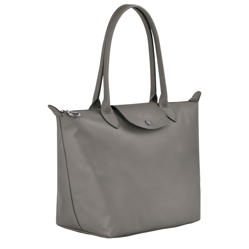 Le Pliage Xtra M Tote bag , Turtledove - Leather  - View 3 of  6