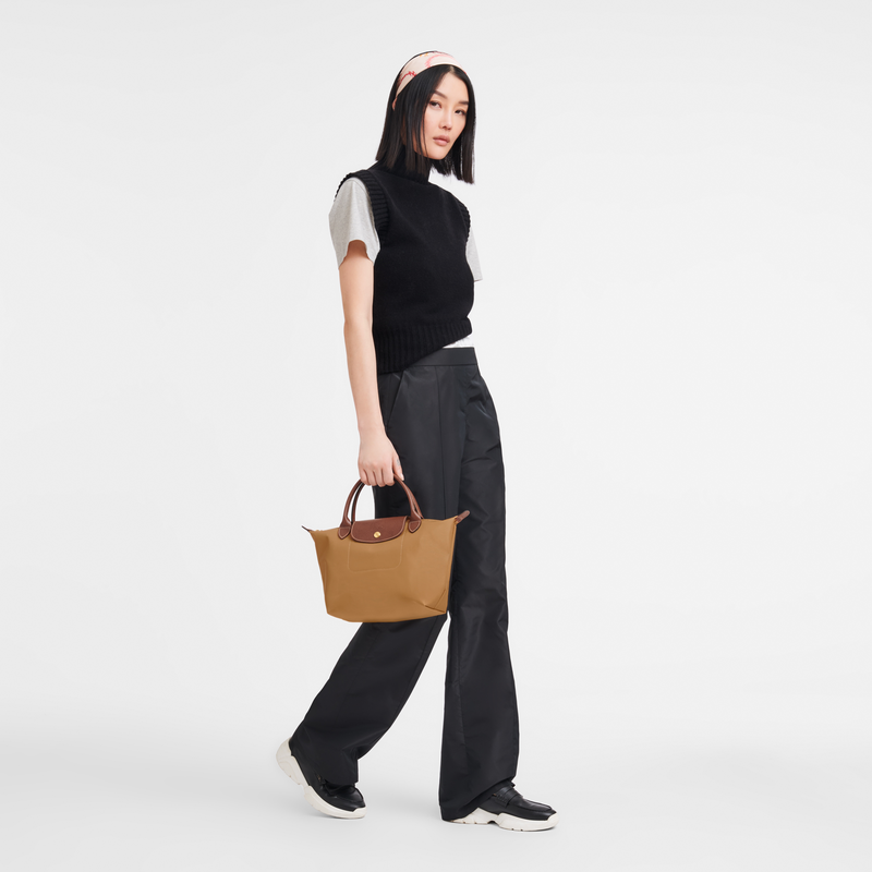 Le Pliage Original S Handbag , Fawn - Recycled canvas  - View 2 of  7