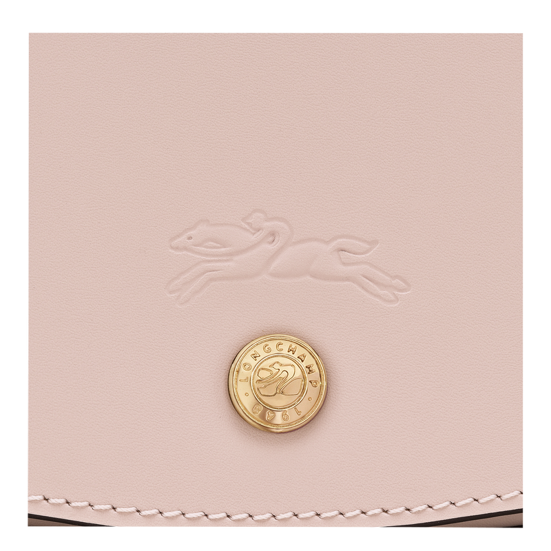 &Eacute;pure S Crossbody bag , Petal Pink - Leather  - View 6 of  6