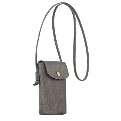 Épure Phone case with leather lace, Turtledove