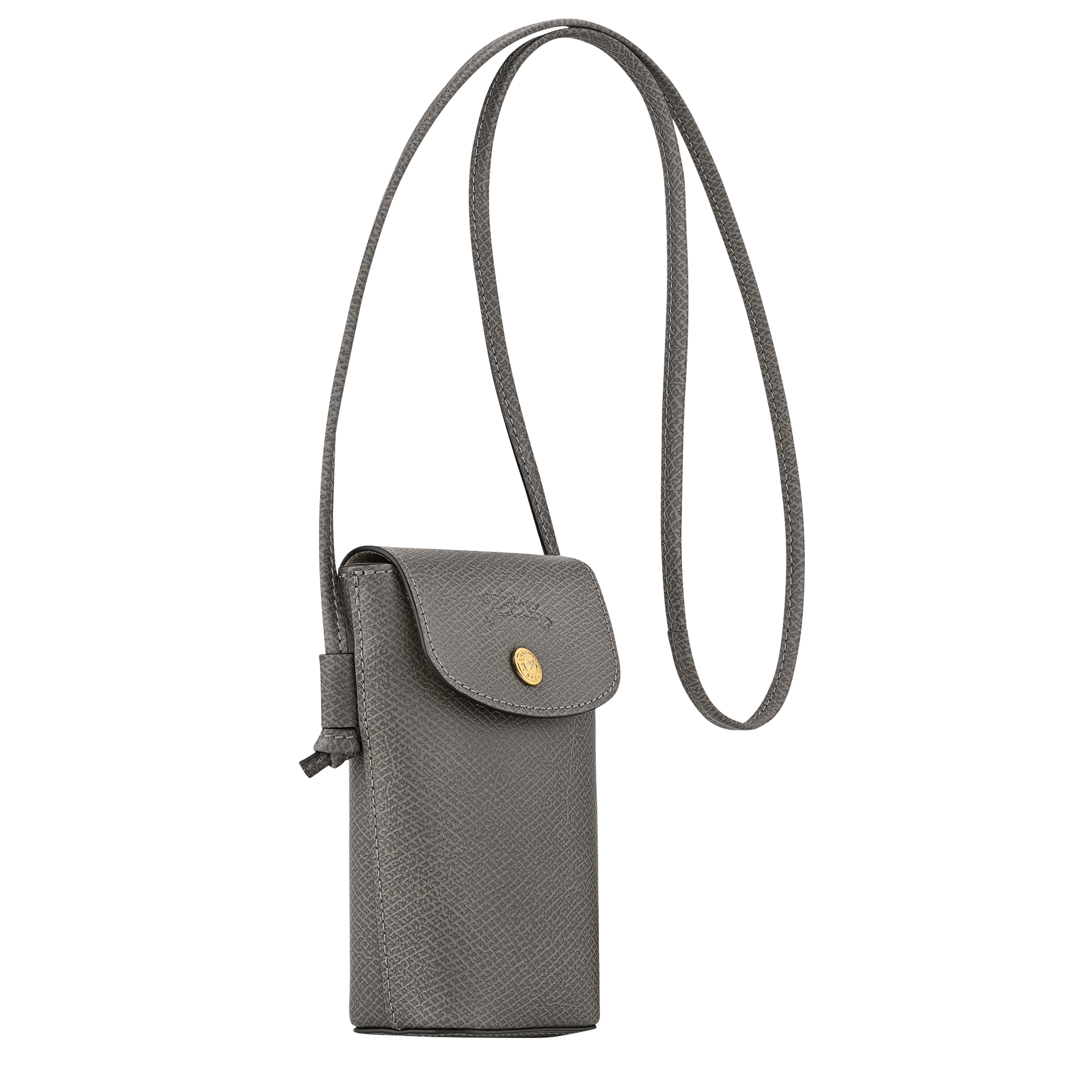 Phone case with leather lace, Turtledove - View 3 of
4 - zoom in Épure Phone case with leather lace, Turtledove