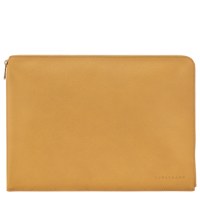 Le Foulonné Laptop case, Nutmeg