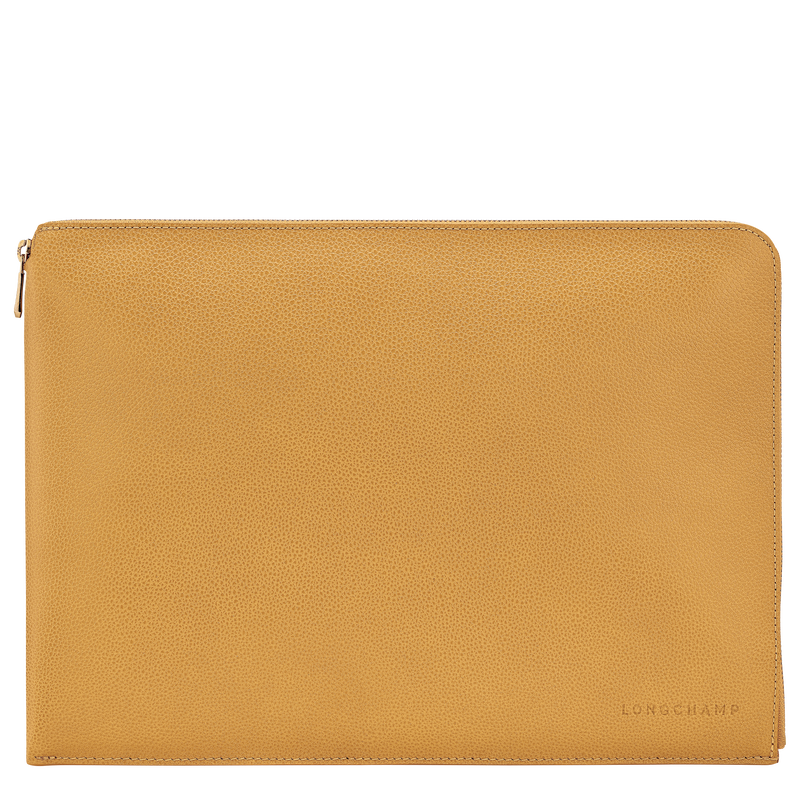Le Foulonné Laptop case , Nutmeg - Leather  - View 1 of  2