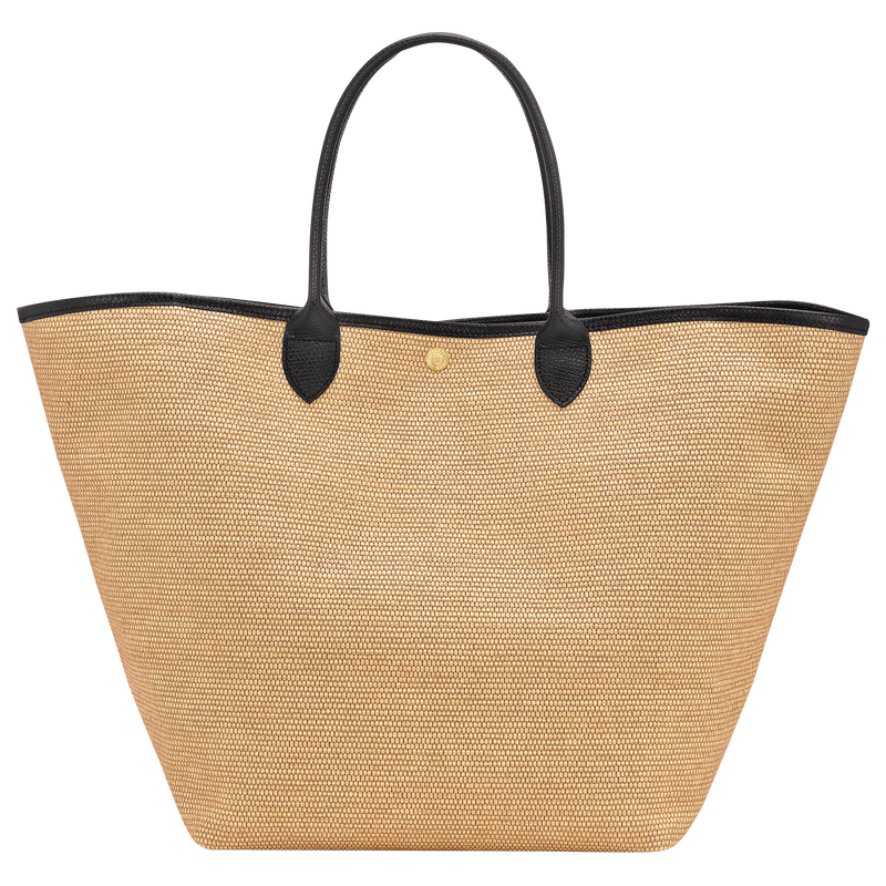 Le Pliage Collection L Basket bag , Black - Canvas  - View 4 of  6