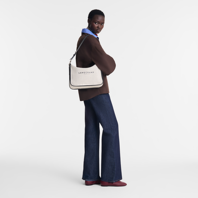 Essential L Hobo bag , Ecru - Canvas