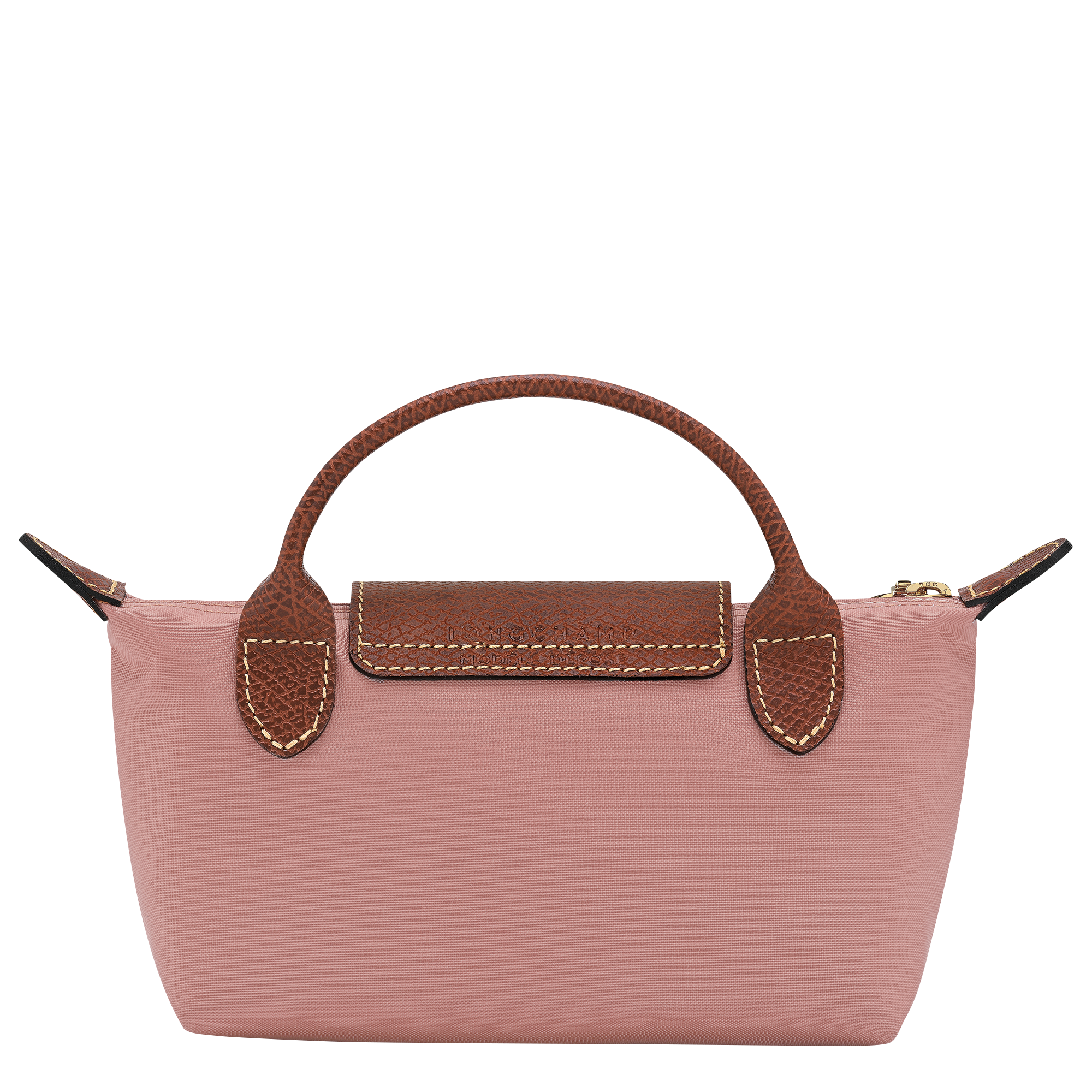 Le Pliage Original Pouch with handle, Pink Tea