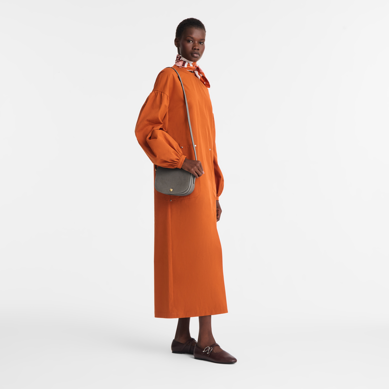 &Eacute;pure S Crossbody bag , Turtledove - Leather  - View 2 of  6