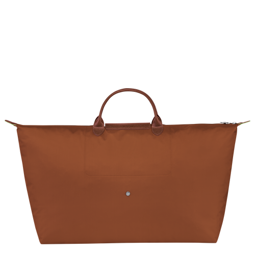 Le Pliage Green M Travel bag , Cognac - Recycled canvas - View 4 of  6