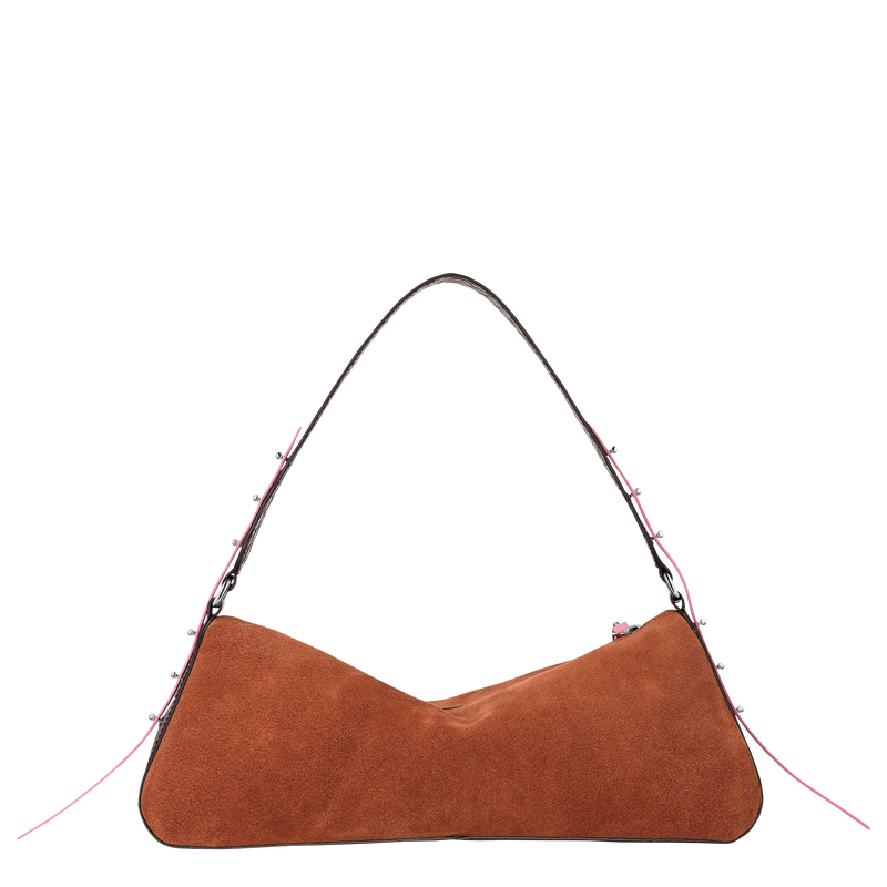 Re-Play S Shoulder bag , Mocha - Leather  - View 3 of  4