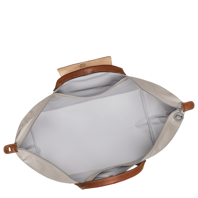 Le Pliage Original L Travel bag , Pebble - Recycled canvas  - View 5 of  7