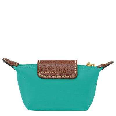Le Pliage Original Coin purse , Turquoise - Recycled canvas