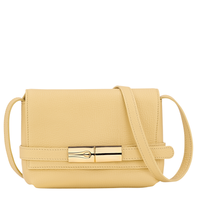 Le Smart S Crossbody bag , Hay - Leather