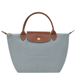 Le Pliage Original S Handbag , Steel - Recycled canvas