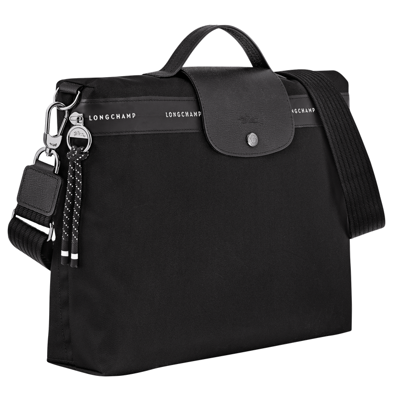 Le Pliage Energy Briefcase , Black - Canvas  - View 3 of  6