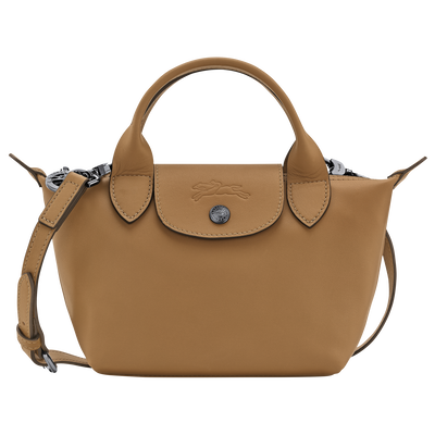 Le Pliage Xtra XS Handbag , Tobacco - Leather