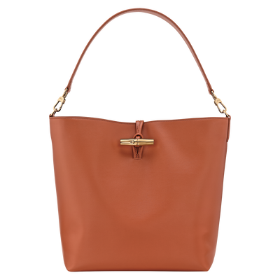 Le Roseau Hobo bag , Bark - Leather