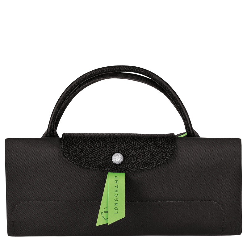 Le Pliage Green M Travel bag , Black - Recycled canvas  - View 7 of  7
