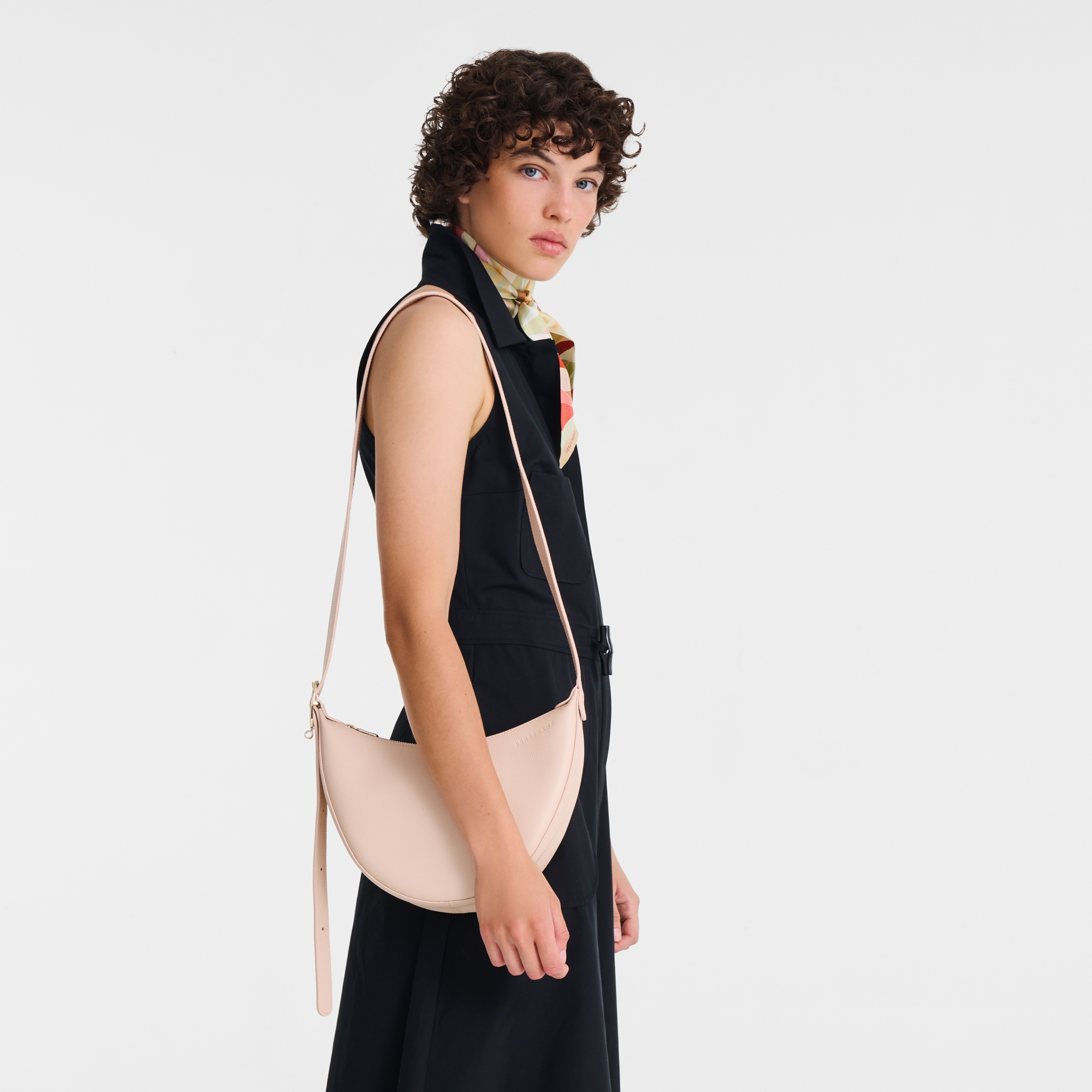 Le Foulonn&eacute; Crossbody bag S, Cream