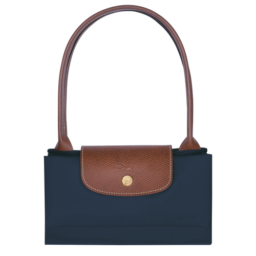 Le Pliage Original M Tote bag , Navy - Recycled canvas - View 6 of  6