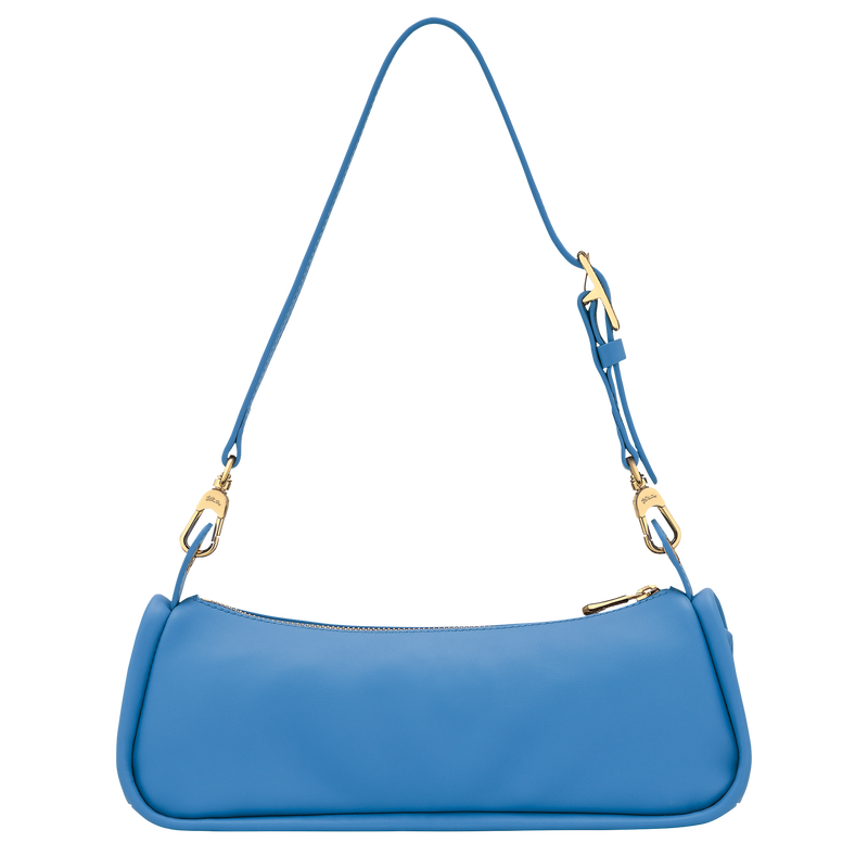 Looong M Shoulder bag , Azure - Leather  - View 4 of  7
