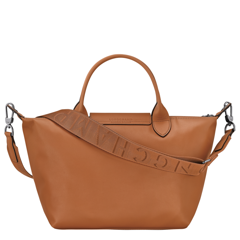 Le Pliage Xtra S Handbag , Cashew - Leather  - View 3 of  5