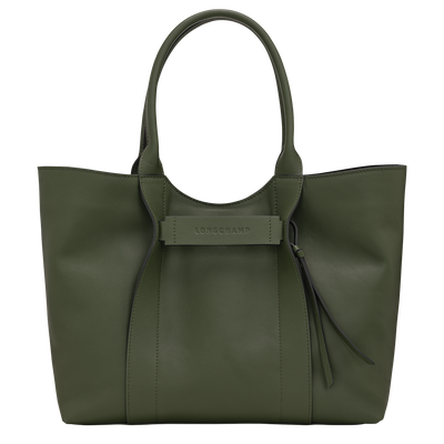 Longchamp 3D L Shoulder bag , Khaki - Leather