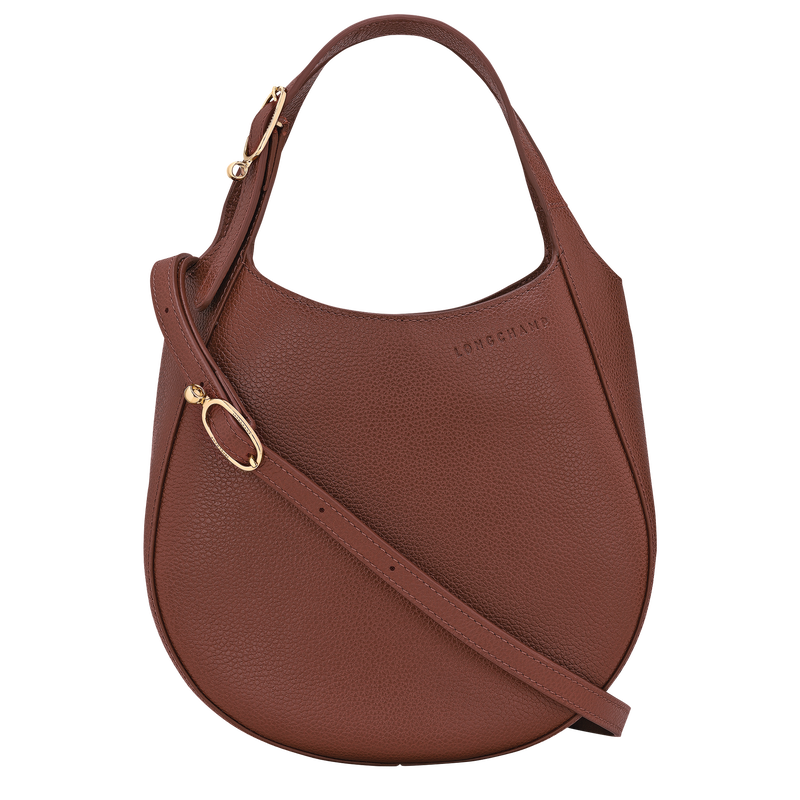 Le Foulonn&eacute; S Handbag , Coffee - Leather  - View 5 of  7