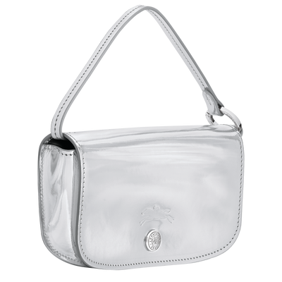 Le Roseau Eyewear case , Silver - Leather