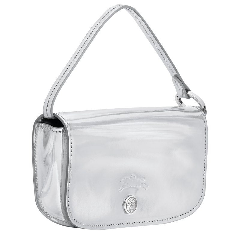 Le Roseau Eyewear case , Silver - Leather  - View 2 of  3