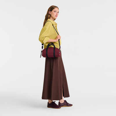 Le Pliage Collection Handbag M, Burgundy