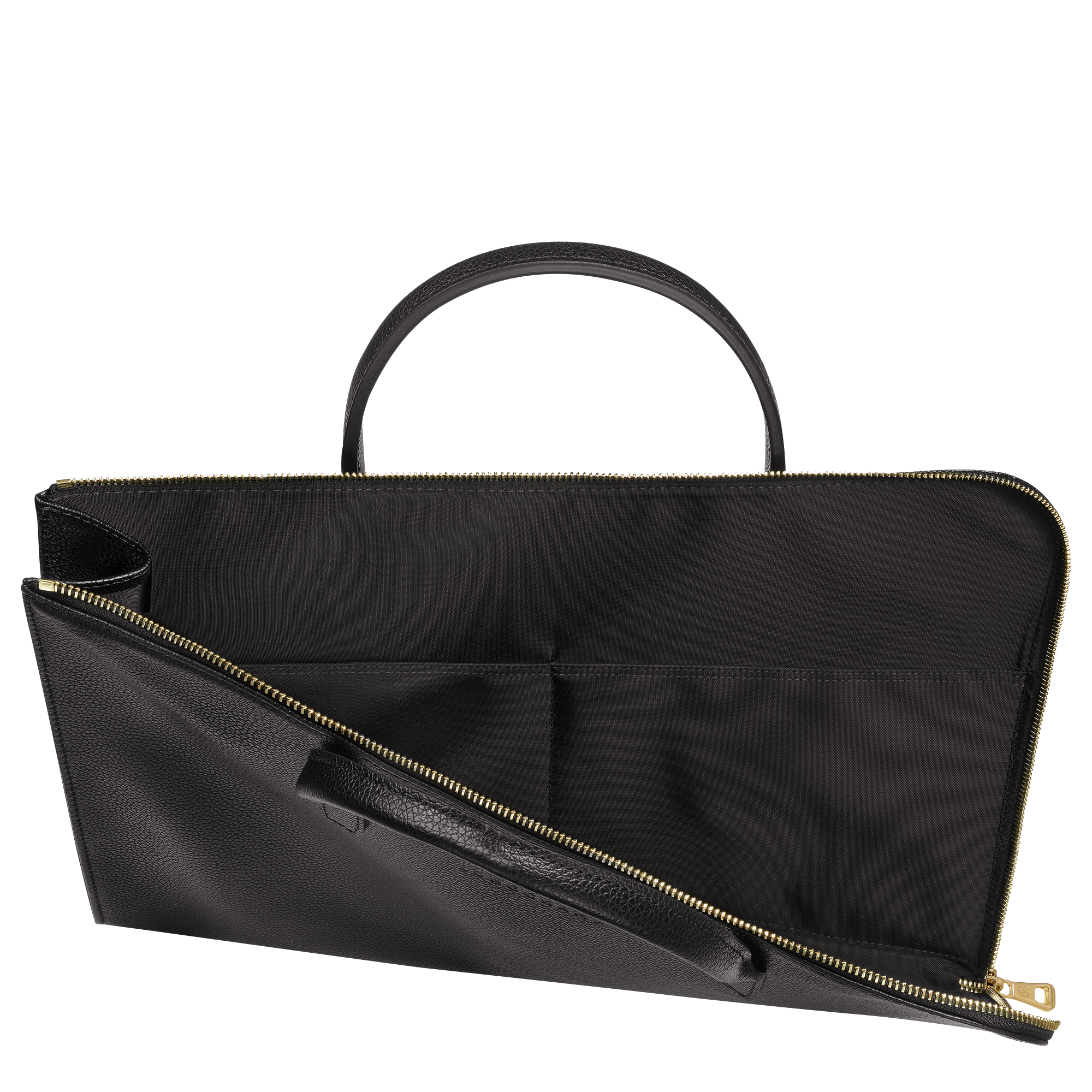 Le Foulonn&eacute; Briefcase S, Black