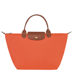 Le Pliage Original M Handbag , Orange - Recycled canvas