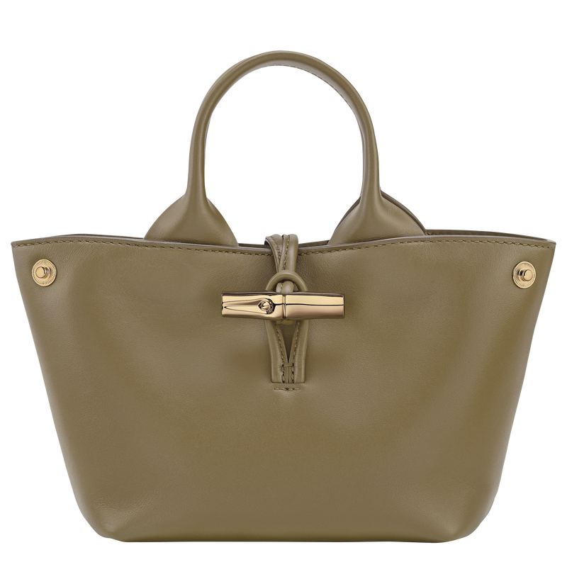Le Roseau XS Handbag , Olive - Leather  - View 5 of  7