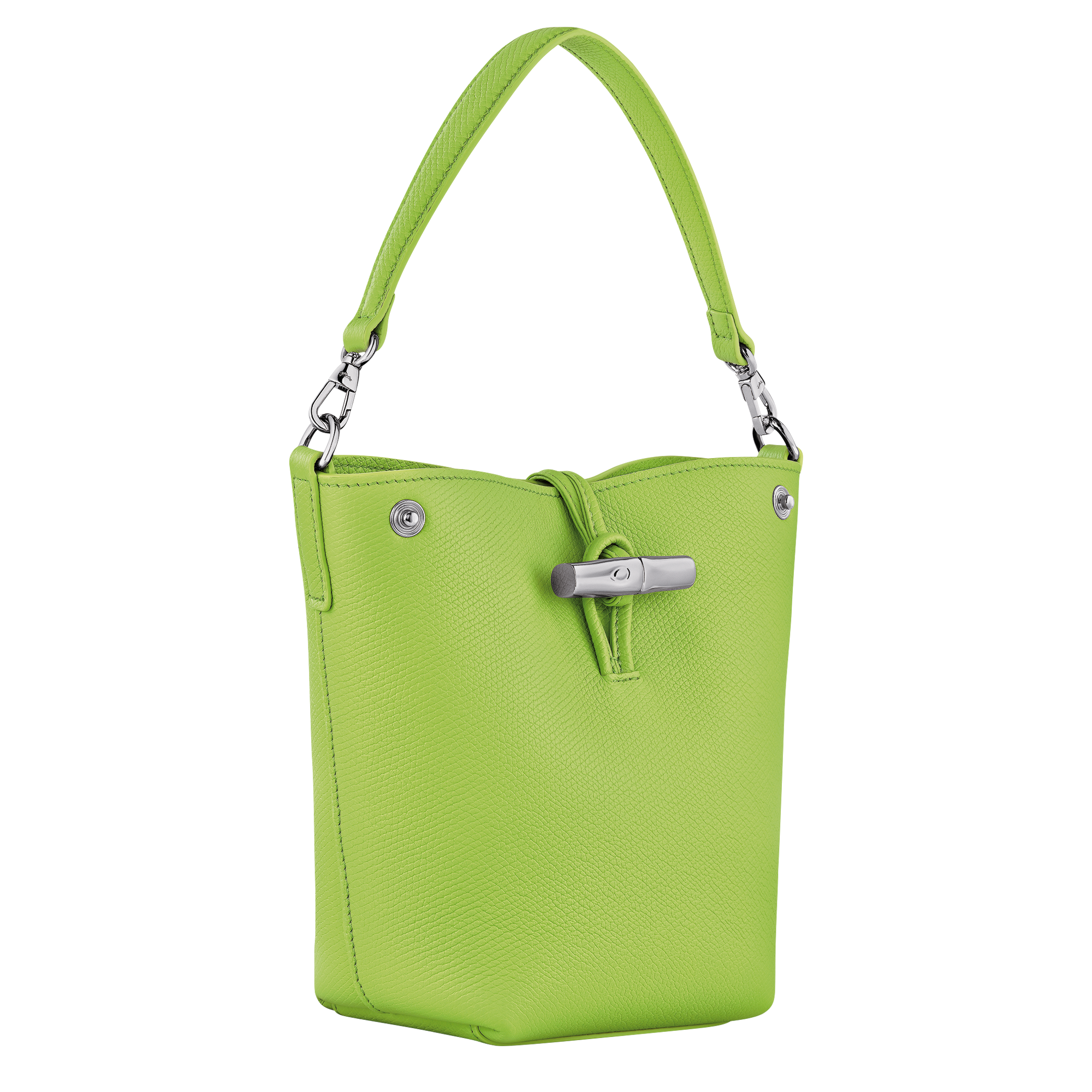 Bucket bag XS, Green Light - View 3 of
6 - zoom in Le Roseau Bucket bag XS, Green Light