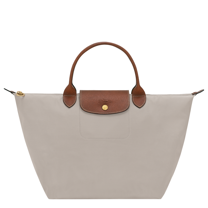 Le Pliage Original M Handbag , Pebble - Recycled canvas  - View 1 of  6