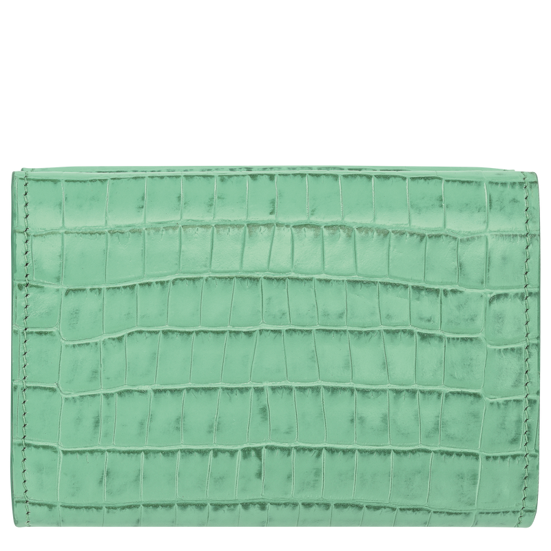 Longchamp Pocket Compact wallet , Mint - Leather  - View 2 of  3