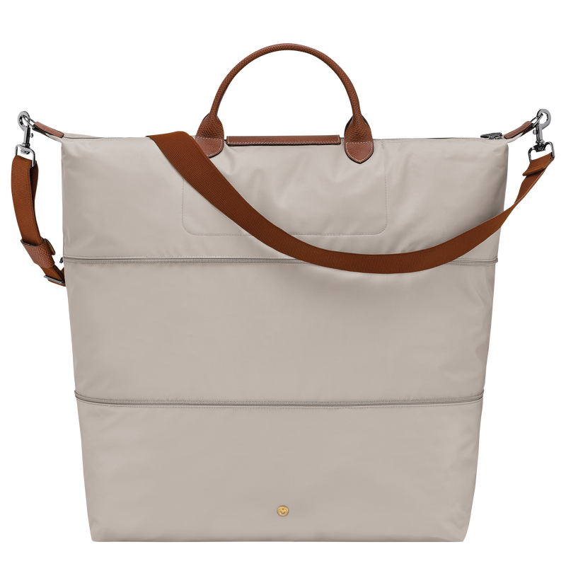 Le Pliage Original Travel bag expandable , Pebble - Recycled canvas  - View 3 of  7