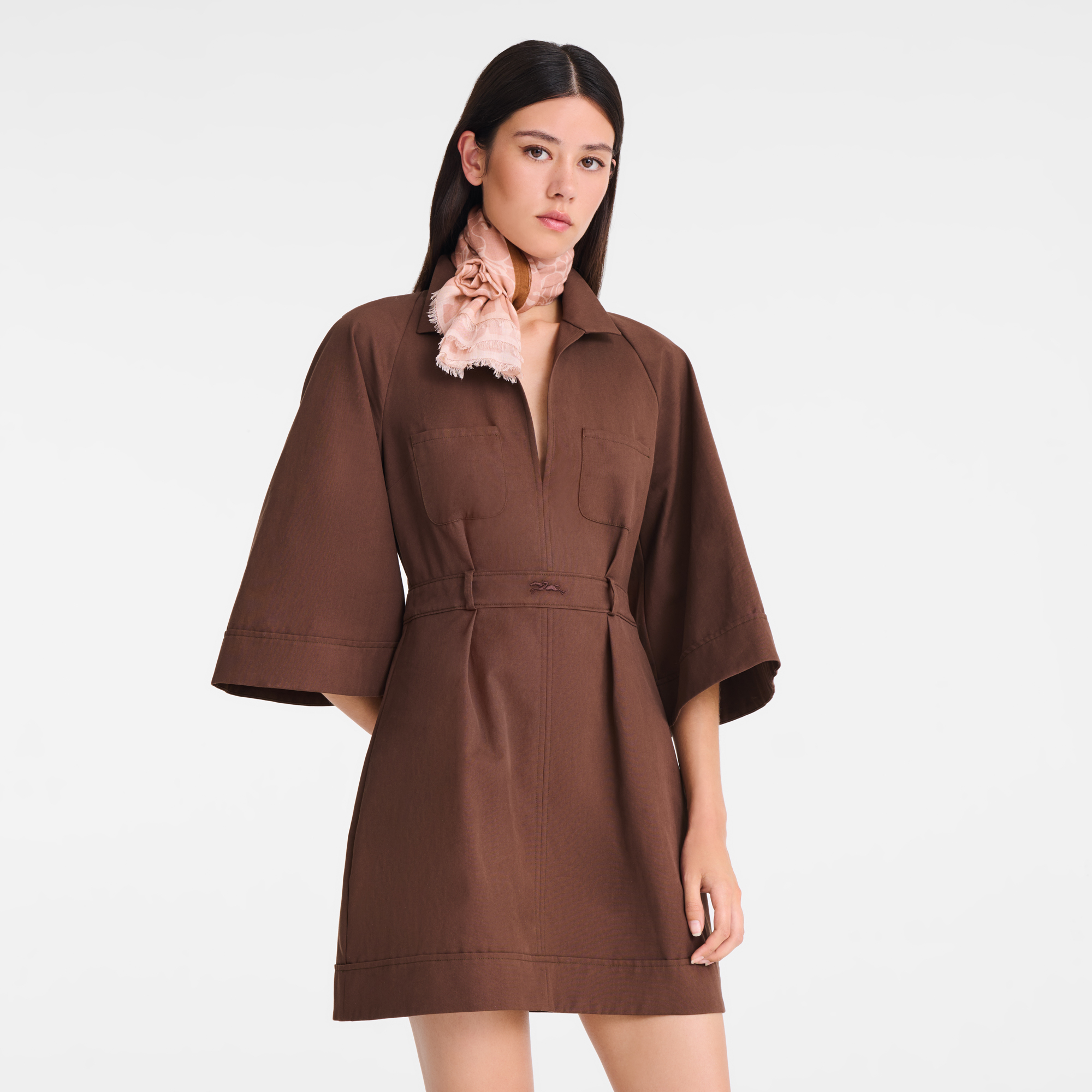 La Cavalcade Longchamp Stole, Pink Tea